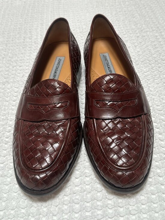 Johnston & Murphy Woven Leather Matching Shoes & Belt main image 4